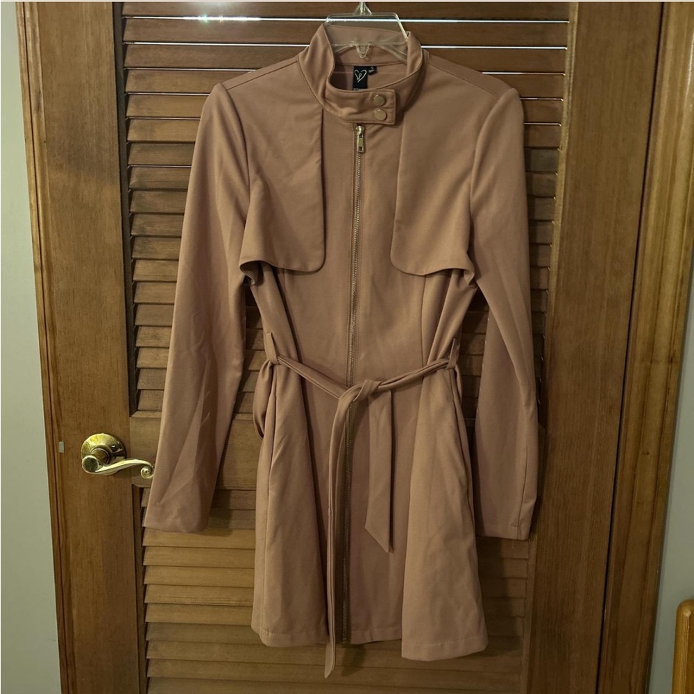 Windsor Tan Long Sleeve Dress